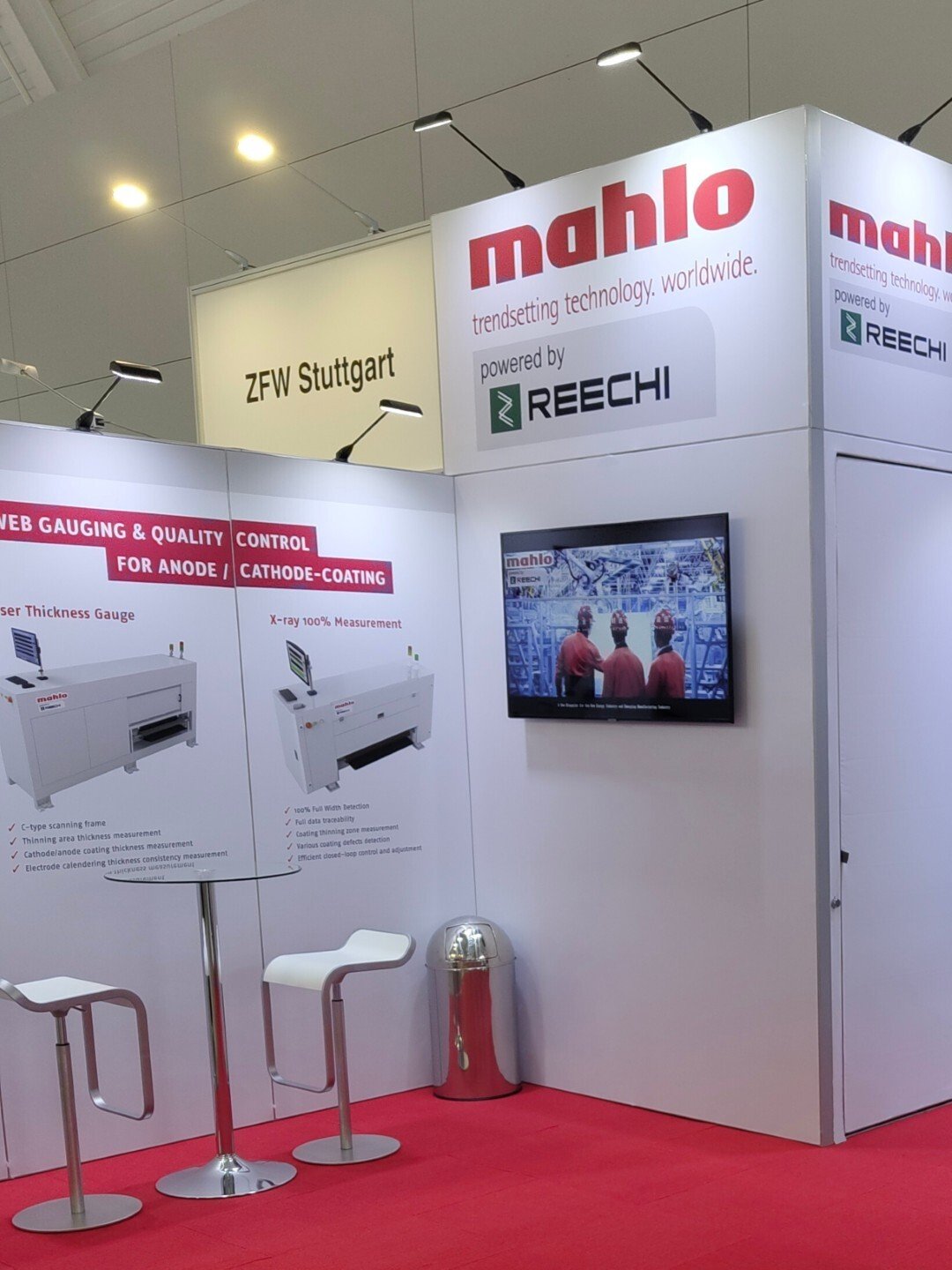 Ein modularer Messestand auf der Battery Show Europe